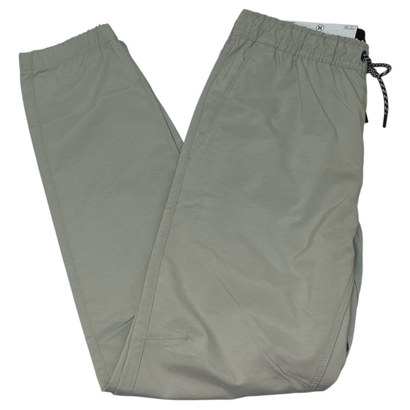 Hurley Men’s Pacer Stretch Twill Jogger Pants Light Grey Size Small NWT - Picture 15 of 16